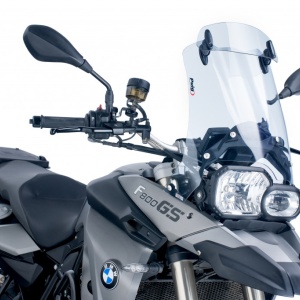 Windscreen PUIG TOURING WITH VISOR 5914W transparent