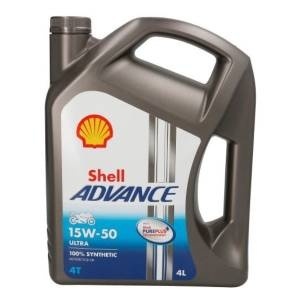 4T engine oil SHELL ADVANCE ULTRA 15W50 4l, API SN JASO MA-2 synthetic