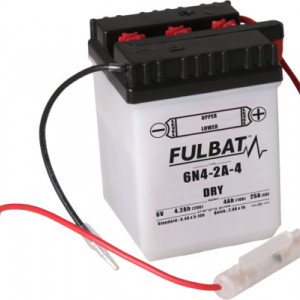 Baterie conventionala FULBAT 6N4-2A-4 include electrolit