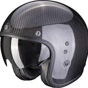 Casca open face SCORPION BELFAST EVO CARBON SOLID