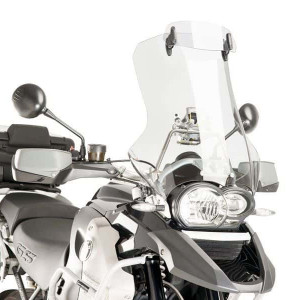 Multiadjustable visor PUIG 6007W fixed by screws transparent