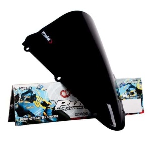 Windscreen PUIG RACING 4637N Negru
