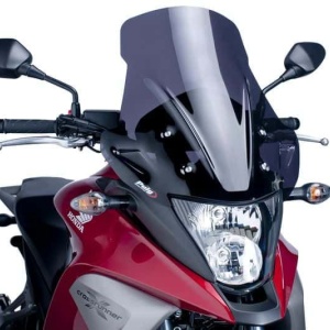 Windscreen PUIG TOURING 5639F dark smoke