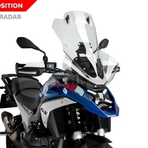 Windscreen PUIG TOURING WITH VISOR 21841H smoke