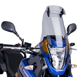 Windscreen PUIG TOURING WITH VISOR 5912H smoke