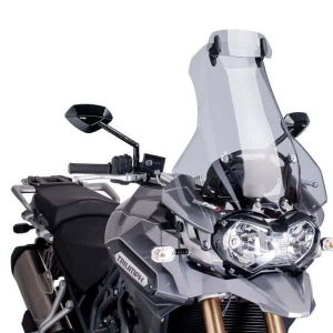 Windscreen PUIG TOURING WITH VISOR 6006H smoke