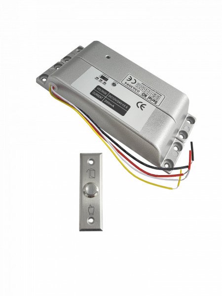 Bolt electromagnetic YE-JS TEMP + Buton de iesire ingropat PBI-93JS