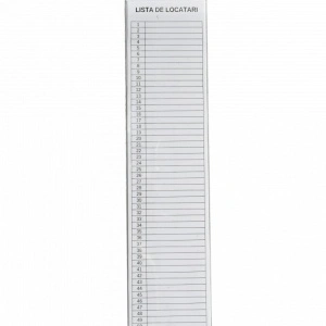 Lista locatari simpla