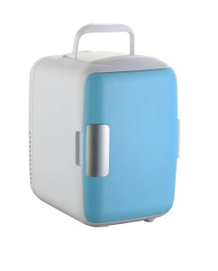 Mini Frigider Portabil Auto, Capacitate 4L, Conectare La Priza De La Masina, Pentru Vacanta, 12V, Racire si Incalzire, Priza Sau Incarcare Masina, Dimensiune 24x23x17cm - Img 3