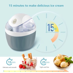 Aparat de inghetata Cuisinart ICE31GE, 50W, fara PFOA, 1.4L, paleta de maruntire pentru fructe, timp preparare 15-25 min (+ pre-congelare) - Img 1