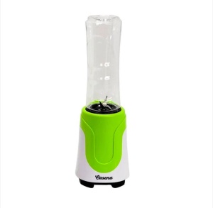 Blender smoothie, Casena VT-12, multifunctional, 180W, cu 2 recipiente portabile de 600ml, 22.5x7.5 cm, alb-verde - Img 2