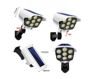 Camera de supraveghere falsa , incarcare solara 77 leduri , senzor de miscare - Img 2