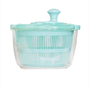 Strecurator salata, 3.8QT, cu capac transparent, maner rotativ, - Img 2
