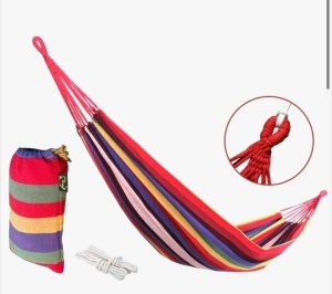 Hamac, Bumbac, 190 x 80 cm, Multicolor - Img 1