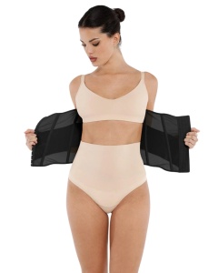 Corset Ibiza Black – cu închidere reglabilă și 7 tije pentru talie de clepsidră - Img 6