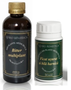 PACHET DETOXIFIERE - Ficat ușurat și Bila harnică + Bitter Multiplant