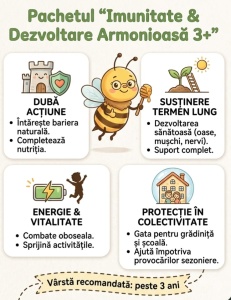 🐝 PACHET JUNIOR - Imunitate si dezvoltare armonioasa - Img 2