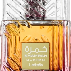 Apa de Parfum Lattafa Khamrah Dukhan, Unisex, 100 ml - Img 2
