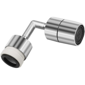 Aerator pentru chiuveta YWD-FMM, 2 functii, Rotire 720 grade, Metal, 22-24 mm, Argintiu - Img 2