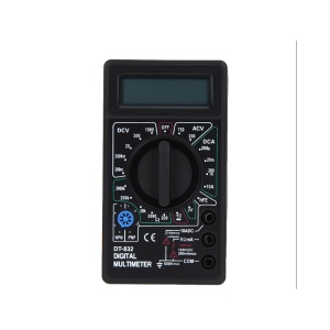 Aparat de masura - multimetru digital , buzzer- sonerie , afisaj LCD , negru - Img 8