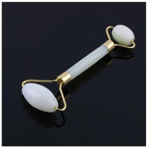 Aparat pentru masaj facial si corporal, jad, 2 role, multifunctional, alb - Img 8