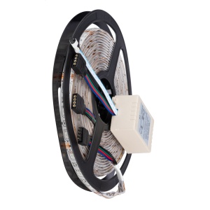 Banda LED RGB, cu Led-uri SMD 5050, Pentru Interior si Exterior, cu Telecomanda - Img 5