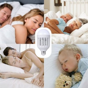 Bec LED cu Functie Anti-Insecte, 9 W, Temperatura Culoare 6500 k, Soclu E 27, Protectie Supraincalzire, Design Ergonomic, Alb - Img 5