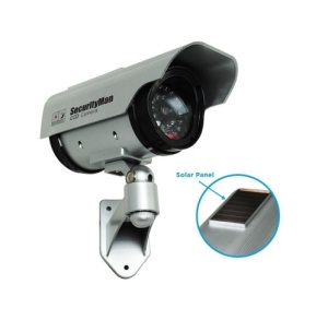 Camera falsa cu incarcare solara, indicator LED