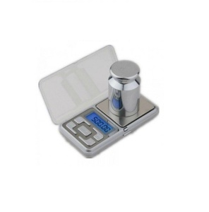 Cantar de Buzunar pentru Bijuterii, Model MH-500, 500 g, Functie Tara, Argintiu - Img 2