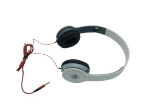 Casti audio pliabile,MEGA BASS,Microfon Incorporat, Alb