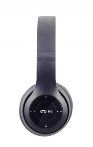 Casti Bluetooth Crystal sound Wireless Reflection Vision®, cu microfon Radio, Bass Aux SD Card, Negru - Img 3