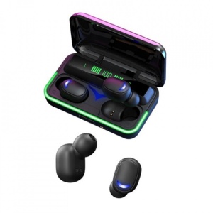 Casti bluetooth wireless 5.3, rezistente la apa, indicator baterie, asistent vocal, cutie reincarcare E10 K KATHODE - Img 3