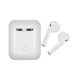 Casti wireless stereo, 3D sound, activare cu Touch, Bluetooth 5.0+ EDR, si dock de incarcare portabil, Matheus-I12