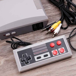 Consola de jocuri retro Timeless Tools, 620 jocuri, 2 controller, Conexiune RCA, Procesor 5200 M, HDD 1 GB, RAM 6 MB, 13 x 10 x 7.5 cm, Gri - Img 8
