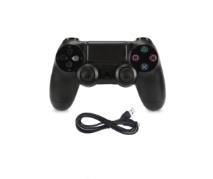 Controler wireless EDAR® pentru consola, alimentare USB, fara fir, PS4, negru - Img 3