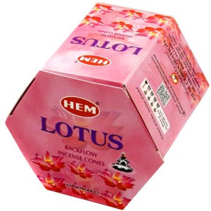 Conuri backflow Lotus parfumate pentru fantani cascada, relaxare si liniste gama HEM profesional 40 buc - Img 2