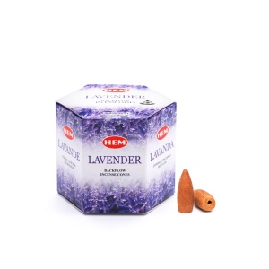 Conuri Parfumatre HEM Lavender Backflow Cone, 40 conuri