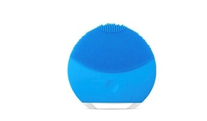 Dispozitiv de curatare faciala Lina Mini 2, Aquamarine, 8000 oscilatii/minut, 8 viteze, Acumulator, hipoalergenic, Albastru JRH®