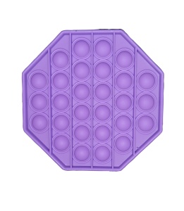 Jucarie anti-stres POP IT hexagon - mov K KATHODE