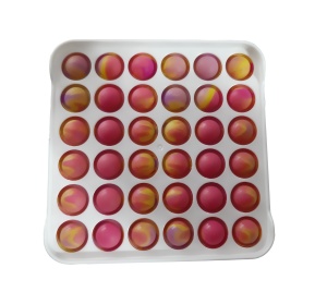 Jucarie senzoriala antistres POP IT patrat multicolor plastic/silicon K KATHODE