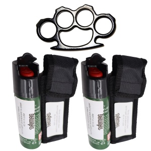 Kit autoaparare pumnal, rozeta, box, 2 bucati spray paralizant iritant nato - Img 10
