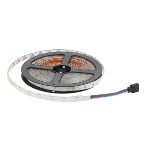KIT banda LED RGB interior, exterior 60 LED-uri/m 5 metri cu Controller si Alimentare - Img 2