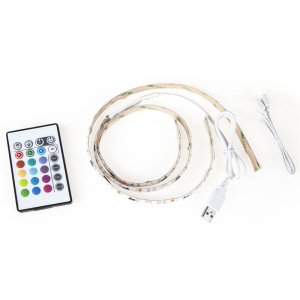 Kit banda LED USB pentru Iluminare ambientala in spatele televizorului Backlight TV RGB - Img 4