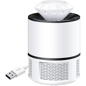 Lampa Anti Tantari cu UV BellFyd®, fara zgomot si fara radiatii, cu alimentare USB, Interior sau exterior, acoperire 20 mp - Alb