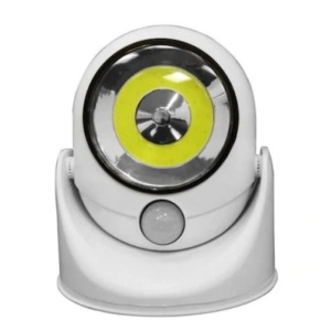 Lampa cu led cu senzor de miscare, 360 grade, Quasar & Co., 14 x 12 x 12 cm, plastic, alb - Img 2