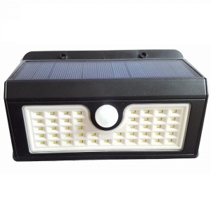 Lampa solara de perete 45 x LED, antisoc, senzor de miscare si lumina, 3 moduri de functionare KATHODE