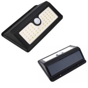 Lampa solara de perete 45 x LED, antisoc, senzor de miscare si lumina, 3 moduri de functionare KATHODE - Img 2