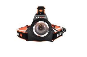 Lanterna frontala cu Zoom, 2 led-uri T6 si XPE, alb/albastru, acumulator 2x3.7v 8800mAh, K KATHODE - Img 2