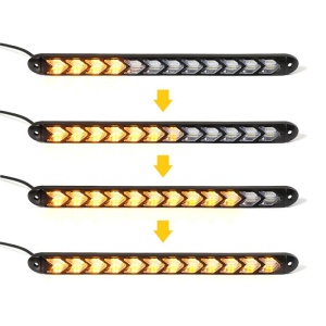 Lumini de zi Led Drl cu Semnalizare Dinamica Secventiala stil Sageata 18 cm si 6 module - Img 7