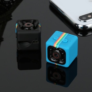Mini Camera Spion Full HD, SQ11 MINI DV, cu functie video si foto, BLUE + selfie ring albastru - Img 5